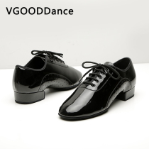VGOOD Morden dance shoes male adult less children Soft bottom straight plate professional waltz Ballroom Dancing National Mark Dancing Shoes