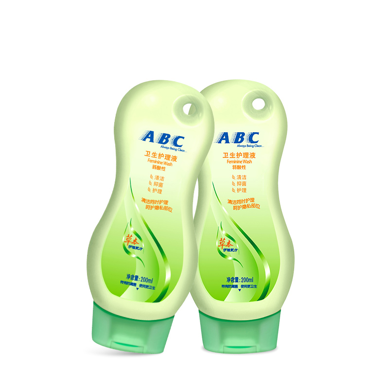 abc卫生护理液女性私处止痒杀菌草本精华中药护理200ml*2瓶C24产品展示图4