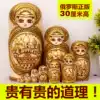 Matryoshka doll 10 layers air-dried Basswood handmade creative ornaments Girls birthday gifts Children's educational toys