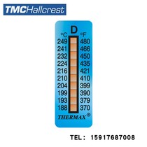 UK TMC THERMAX Temperature Beauty ten D (188-249 ° C) (370-480 °F) Thermal test paper