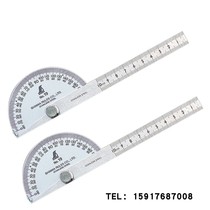Shinwa Penguin NO 19 graduated scale 62480 angle gauge Protractor 19 silver φ 9 0 Libra 10 cm