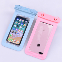 Huawei P40 PRO mobile phone waterproof bag 7 inch touch screen Apple 11PRO MAX mobile phone cover diving bag hot spring