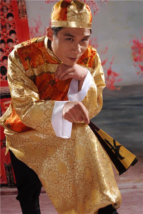 大地主 古装服装 阿哥服装 地主服 清朝少爷装贝勒爷 戏服演出服