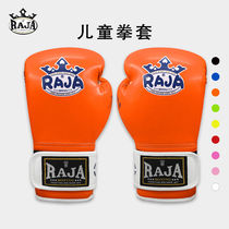 RAJA Children Boxing Gloves 4oz Kids Fighting Boy Girl 6oz Professional Breathing and Specializing Breathing