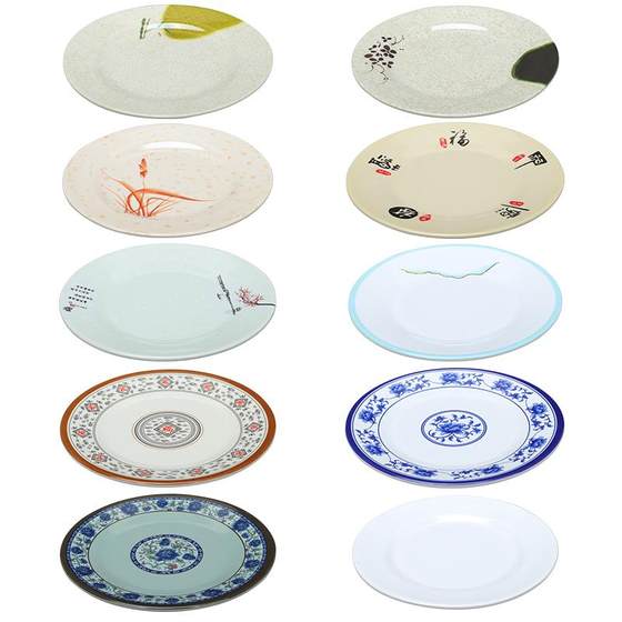 Milidam disk imitation porcelain tableware commercial plastic white disc Hotel buffet dish disk dish disk restaurant dedicated
Milidam disk imitation porcelain tableware commercial plastic white disc Hotel buffet dish disk dish disk restaurant dedicated