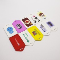 Luggage tag custom advertising Travel tag printing LOGO name listing luggage tag School bag listing advertising luggage tag