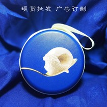 Cartoon cute headset bag printing LOGO double-sided color printing custom advertising coin purse tinplate coin box