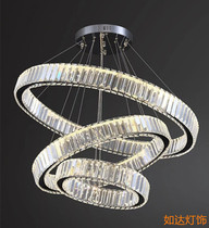 Non-Tender Light Lavish Minimalist Hotel Lobby Water Crystal Light Sales Floor Villa Banquet Room Dining Room Chandelia