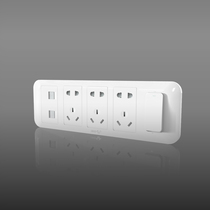 Bull socket TV computer with switch G10E602 lightning protection power network wall panel (bottom box)