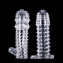 Wolf teeth male penis collar climax Crystal Burr particle set men wear adult sex products women want fairy fairy