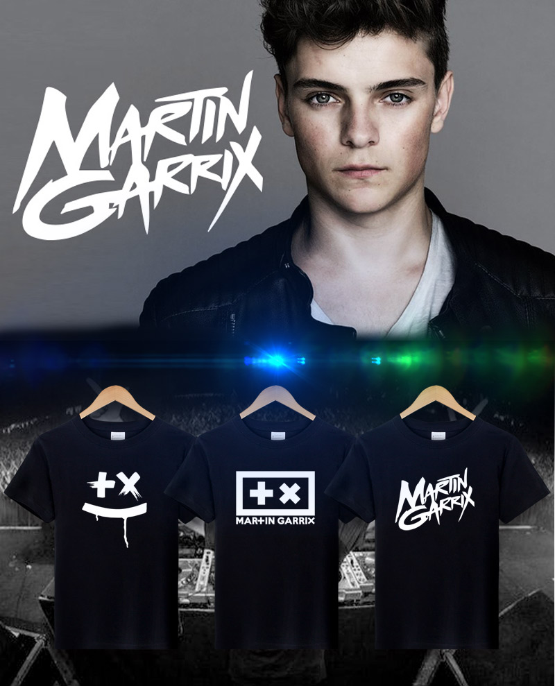 红韩春夏新款音乐电音马丁·盖瑞斯martin garrix周边纯棉短袖t恤