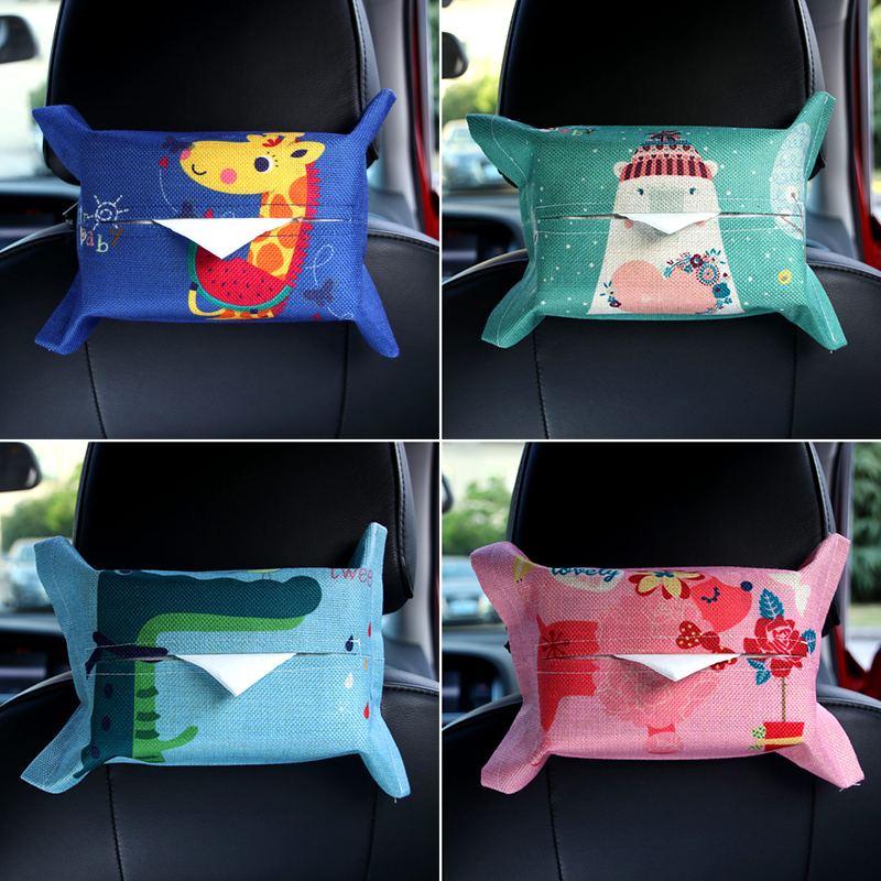 car tissue boxes for cars, carton drawers, creative hanging car supplies hanging s, cute korea