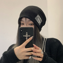 Wild wool beanie hat from Baotou cap Autumn lunar November sub-cap female Japanese knitted air conditioning dui dui mao summer thin red paragraph