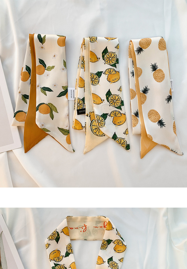 盛世尼曼围巾/丝巾/披肩634014957785 盛世尼曼水果丝巾女春秋薄款