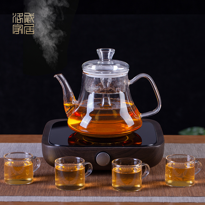 Blower, thickening large - capacity glass cooking pot tea suit single pot kettle electric TaoLu high - temperature household