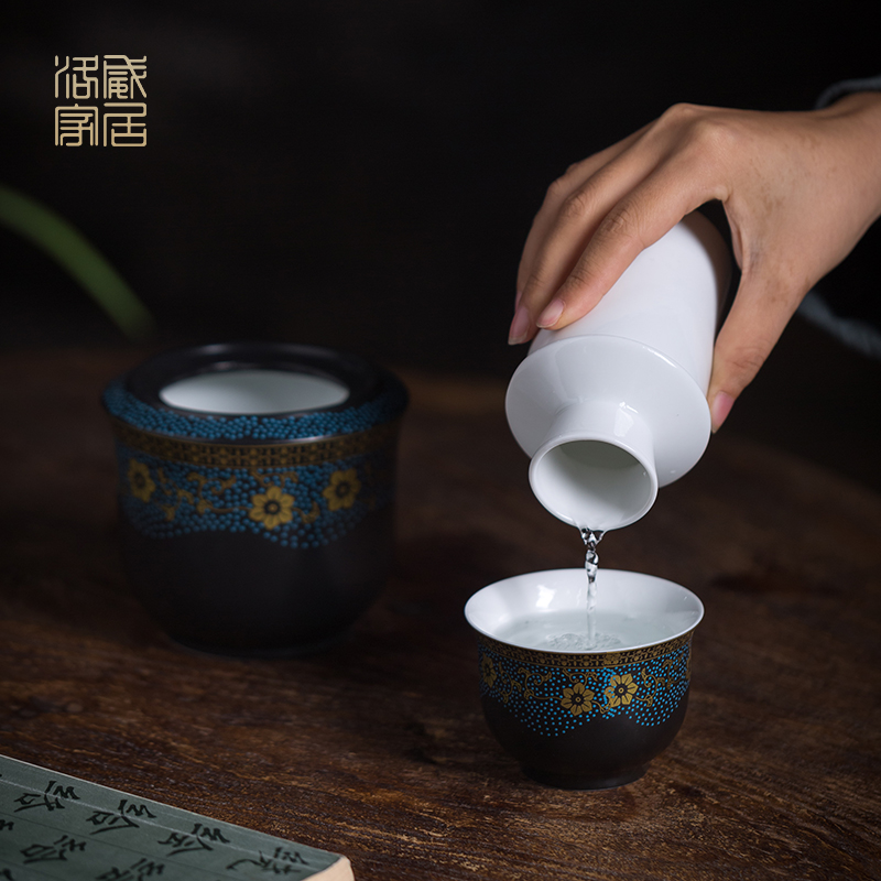 The temperature wine pot hot restaurant in old Chinese wind hip ceramic warm yellow rice wine liquor wine wine wine temperature