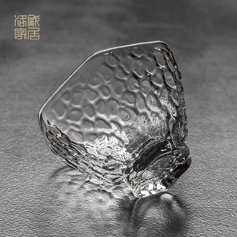 The High borosilicate glass cup, master cup sample tea cup cold how in jingdezhen domestic heat - resistant kung fu tea cup