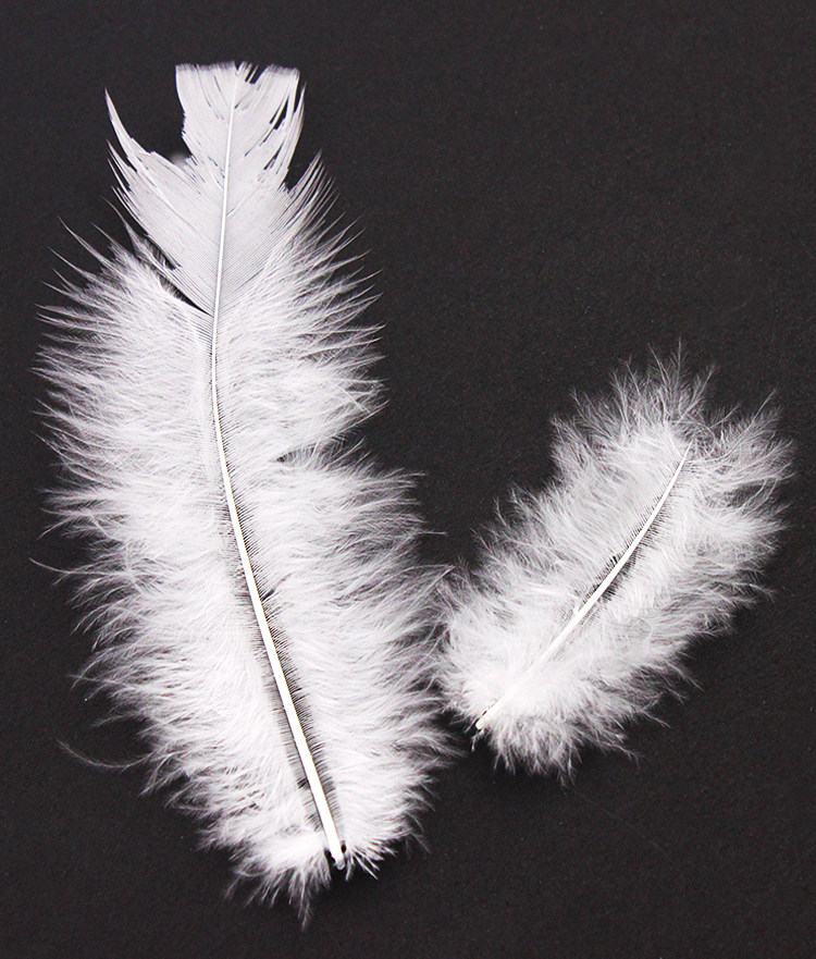 材料儿童课程手工制作羽毛绒毛彩色装饰美术幼儿园创意饰品diy