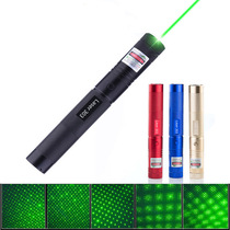 303 Laser flashlight charging red purple and green starry laser light Driving school sand table shooting pen Sales flashlight