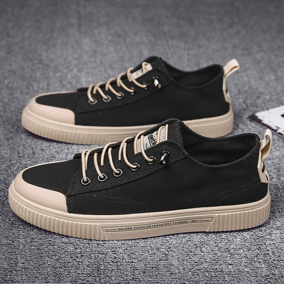 Canvas men's shoes for spring 2025 new trendy and versatile teen sports and casual cloth shoes black flat shoes trendy shoes
Canvas men's shoes for spring 2025 new trendy and versatile teen sports and casual cloth shoes black flat shoes trendy shoes