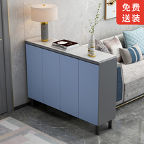 Light luxury entry door into the home shoe cabinet home door large capacity rock plate with lights Net Red Porch cabinet storage hall cabinet