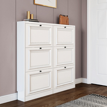 Ultra-thin flip shoe cabinet storage American porch home door saving space entrance hall cabinet simple modern shoe rack