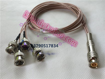 RF adapter line BNC-JJJJJ one cm four male connection line monitoring oscilloscope signal line one quarter BNC line