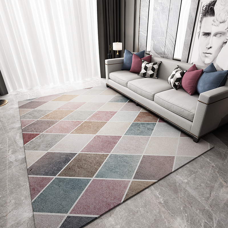 nordic ins style american light luxury carpet living room tea table blanket modern simple sofa bedroom full of household floor mats
