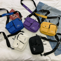 Shoulder Bag bag shoulder bag women canvas small bag Joker ins shoulder bag students Korean satchel canvas bag tide small