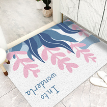 Door floor mat home mat entrance door mat plastic carpet pvc floor mat can be cut silk loop foot mat