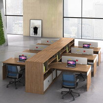 Simply modern desk staff Computer tables and chairs portfolio staff Financial table screen cut seat office furniture