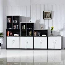 Chengdu office furniture documents wooden archive cabinet type large lock household bookcase tea information cabinet