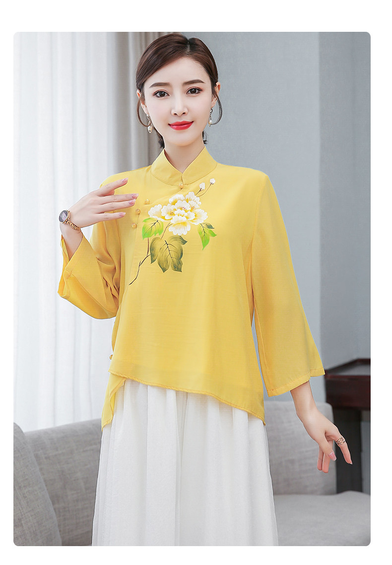 唐装女年轻版时尚上衣中国风复古中式民国风女装汉服古装旗袍改良