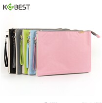 A4 three-layer classification file bag production inspection bag hospital medical record bag hand rope information bag classification bag student subject bag