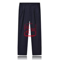 Public HG summer pants navy blue trousers summer casual tooling non-iron genuine straight mens pants