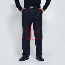 Non-public hair plus velvet commuter pants winter warm thick duty pants breathable Joker business casual pants men