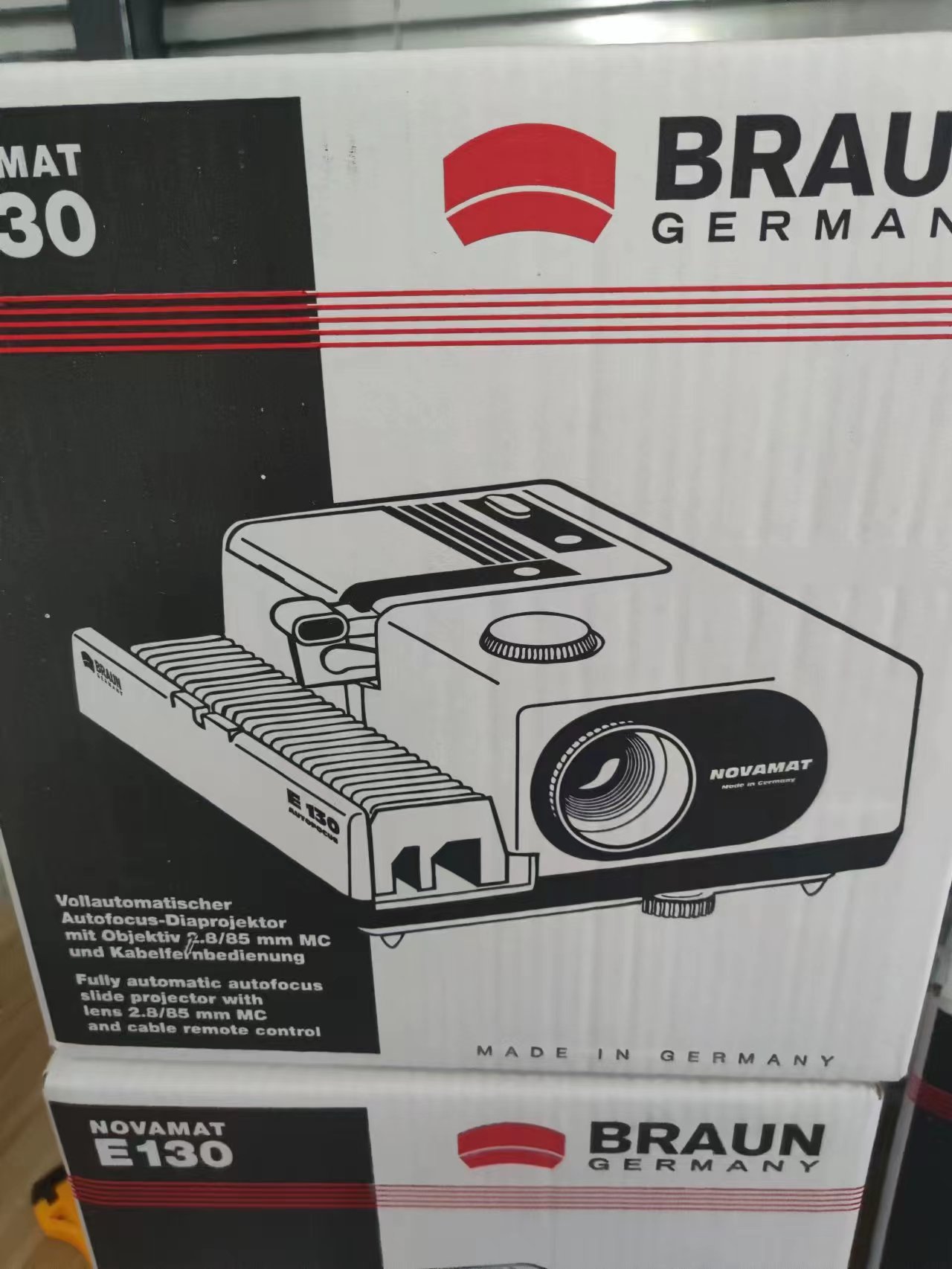 Spot NOVAMAT High brightness projectors E130 BRAUN German imports-Taobao