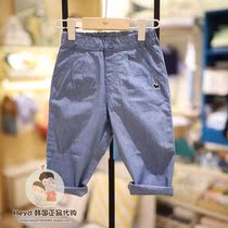 Direct mail bluedog Korean little blue dog 21 summer childrens blue light pants 41214-410-01