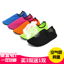 Spring and summer floor socks adult men and women silicone non-slip bottom mesh dance indoor home floor shoes early teaching socks