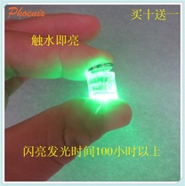 Small Mini Underwater Booby Lamp Set Fish Lamp Poly Fish Light Night Fishing Waterproof Fishing Gear Fishing Light Green