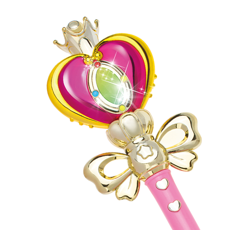 欧锐巴啦啦魔法棒女孩音乐套装巴拉巴拉小魔仙公主声光变身器玩具