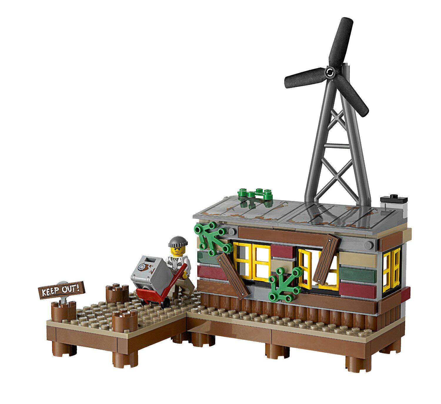 乐高积木拼装城市系列60068小偷藏身处追踪男孩儿童益智拼插玩具