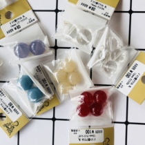 SF spot Japan Guihe manufacturing color jelly acrylic through hole beaded beaded diy accessories