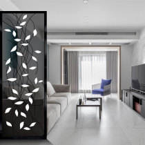 Art glass screen partition decoration Bedroom occlusion room small apartment Light luxury Modern minimalist living room entrance wall