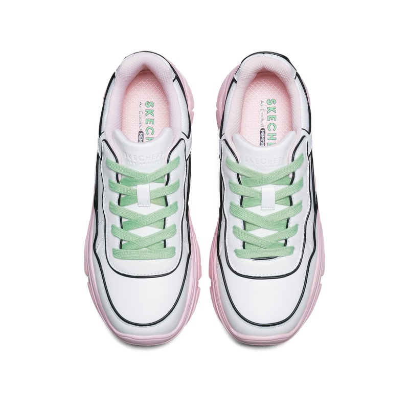 Skechers斯凯奇新品时尚厚底老爹鞋女子个性街拍运动休闲鞋155038 Skechers斯凯奇新品时尚厚底老爹鞋女子个性街拍运动休闲鞋155038