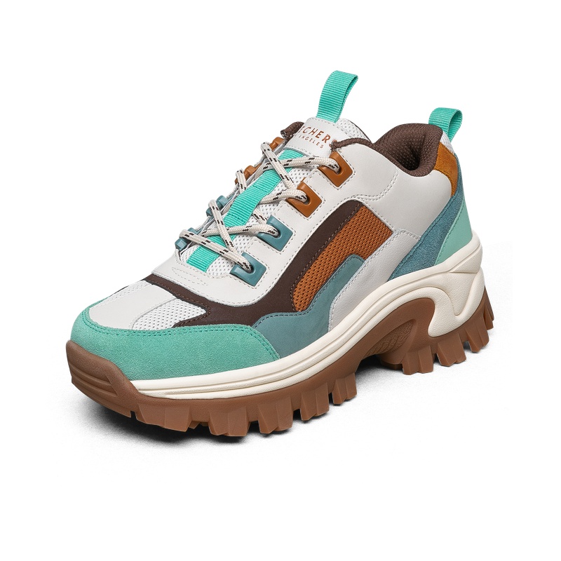 Skechers斯凯奇秋季新品女子绑带户外休闲运动鞋厚底老爹鞋155256 Skechers斯凯奇秋季新品女子绑带户外休闲运动鞋厚底老爹鞋155256