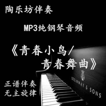 Youth Birdie Youth Dance Song Pure Piano Positive Spectrum Five Lines Sound Music Accompaniment Audio MP3 can be transferred