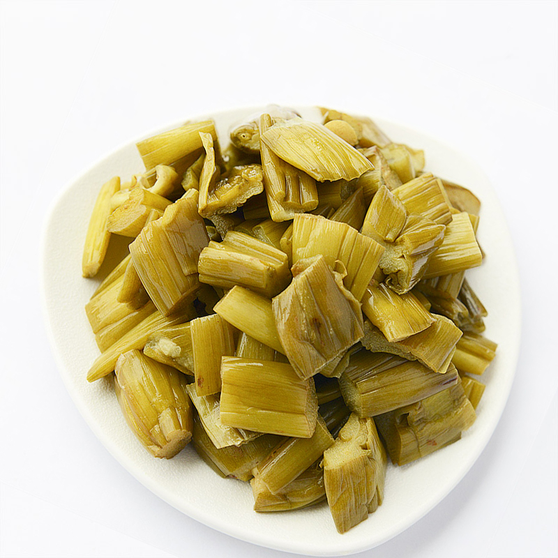 茂名特产农家自腌制 酸芋苗带皮芋梗 芋头梗 咸菜 泡菜芋客开胃菜