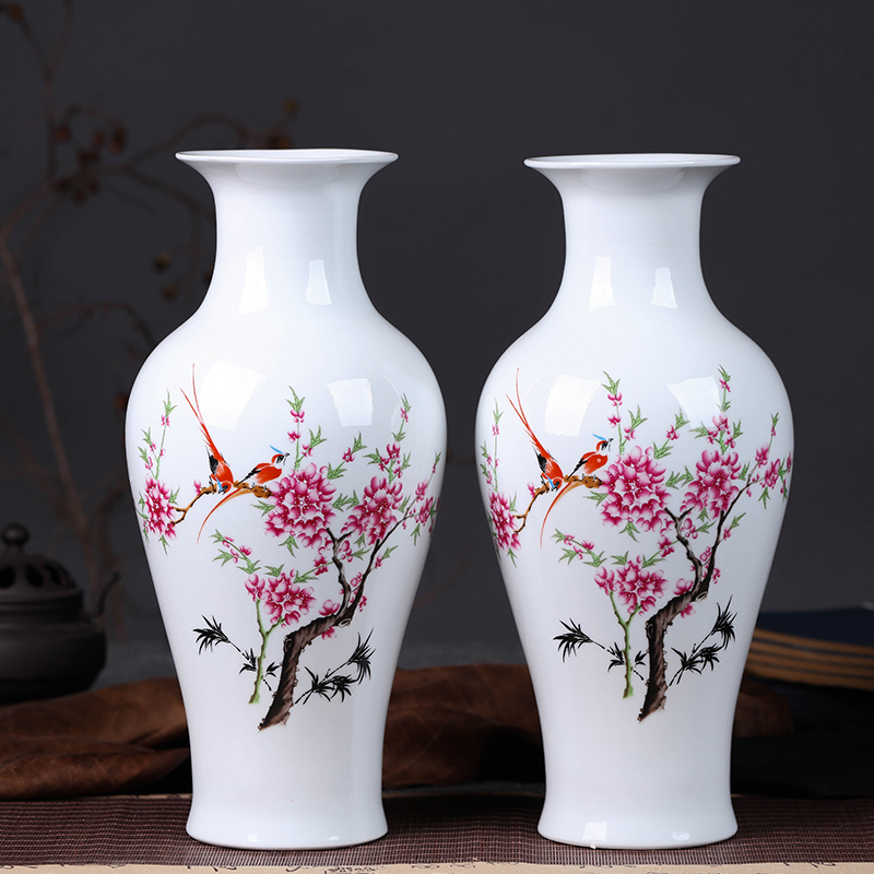 Jingdezhen vase furnishing articles furnishing articles sitting room flower arranging big vase sitting room ground contracted and I ceramic vases, furnishing articles