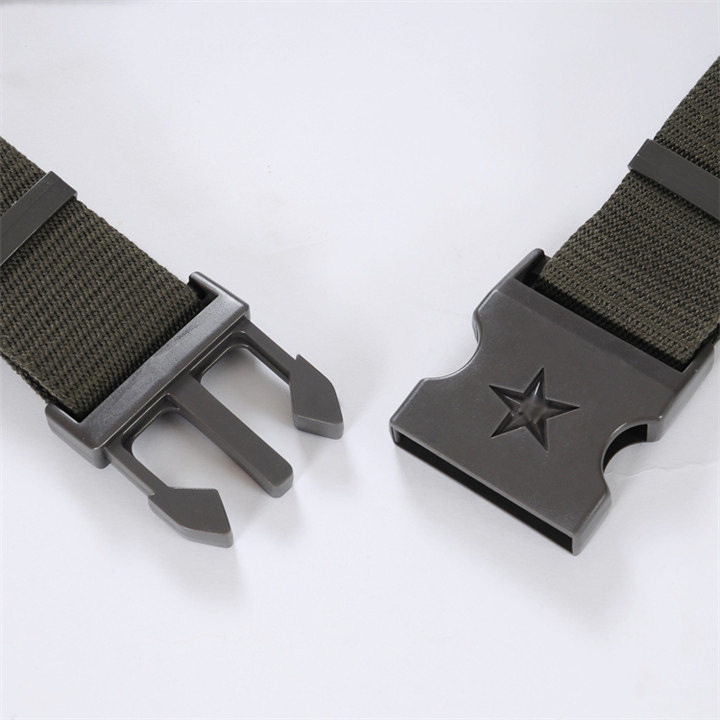 包邮正品配发07外编织腰带军迷腰带 军规战术作训腰带时尚扣腰带